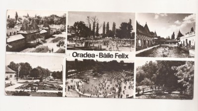 RF34 -Carte Postala-Oradea, Baile Felix, format lung, circulata 1968 foto