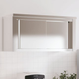 vidaXL Dulap Bucătărie Perete Oțel Inoxidabil Uși Glisante 92x40x46cm Argintiu Depozitare Alimente