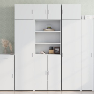 Gossi dulap inalt, alb, 70x42,5x185 cm, lemn prelucrat foto