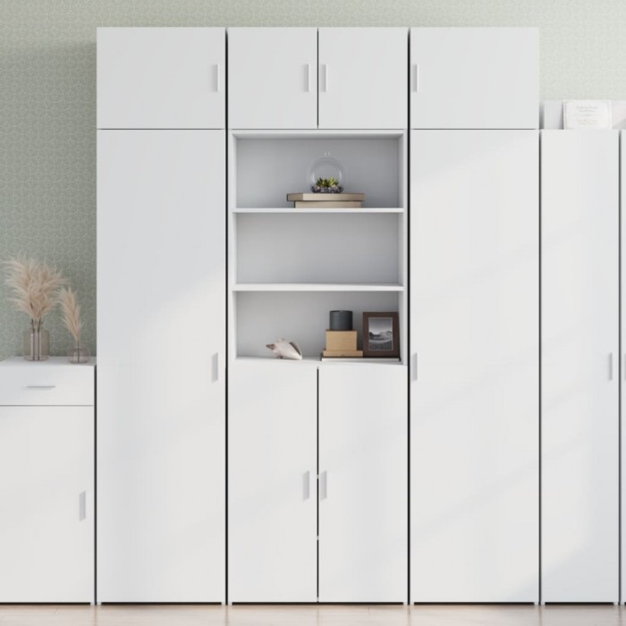 Gossi dulap inalt, alb, 70x42,5x185 cm, lemn prelucrat