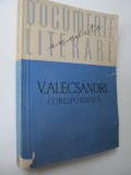 Corespondenta - V. Alecsandri - ingrijita de Marta Anineanu