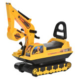 HomCom excavator de jucarie pentru copii, 78x24x58,5cm, galben | Aosom Ro