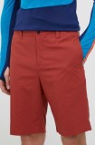 Jack Wolfskin pantaloni scurți outdoor Desert culoarea roșu 1508341