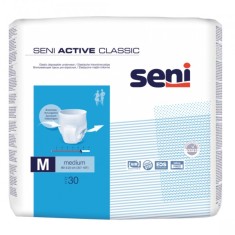 Seni Active Classic Scutece Chilotei Adulti Medium nr.2 80-110cm 30buc DNC foto