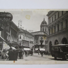 Rară! Arad:Strada General Berthelot,magazine,animată carte poștală foto 1940