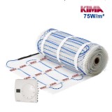 Cumpara ieftin Kit covoraș &icirc;ncălzire electrică pardoseală KIMA-75W/m&sup2;, 10m&sup2; cu termostat Matec