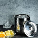 Frapiera Gheata Inox Argintie 1.5L Kinghoff cu Cleste - Izolata Termic, Design Elegant, Durabila