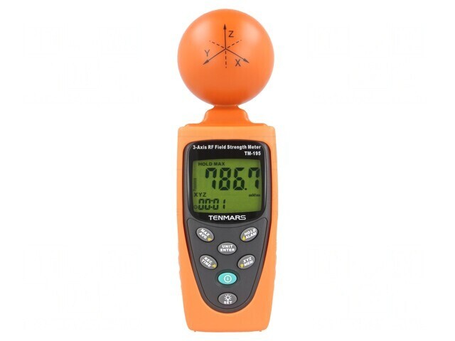 Aparat Măsură Intensitate C&acirc;mp Electromagnetic LCD TM-195