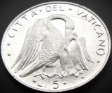 Cumpara ieftin Moneda 5 LIRE - VATICAN, anul 1976 * cod 629 = UNC, Europa