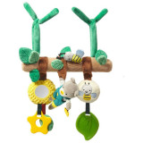 BabyOno Have Fun Educational Toy jucărie suspendabilă contrastantă Gardener Teddy 1 buc