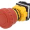 Comutator de siguranţă IDEC 22mm NC x2 NO roşie IP65 XW Poz: 2