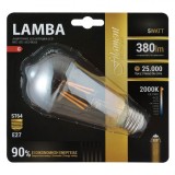Bec LED Lamba, ST64, 5W, 380 Lumeni, E27, Lumina Caldă, 2000K, Economie Energie 90%, Oem