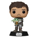 Star Wars The Mandalorian POP! TV Vinyl Figure The Mandalorian &amp; Grogu 9 cm