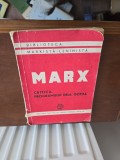 Critica programului de la Gotha - Karl Marx | Editura Partidului Muncitoresc | 1948 | 207 pagini | Politica | Economie Politica