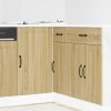 VidaXL Dulap de bază pentru bucătărie &bdquo;Lucca&rdquo; Lemn prelucrat stejar Sonoma 854311