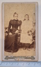 Lot 5 fotografii CDV &ndash; Sig. Schwarz, București (cca 1895) &ndash; Calea Victoriei 28 &ndash; 10,5&times;6,5 cm