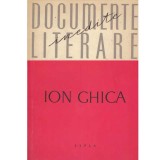 Ion Ghica - Documente literare inedite - 133696