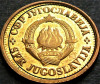 Moneda 5 PARA - RSF YUGOSLAVIA, anul 1977 * cod 3132 = BATERE DESCENTRATA, Europa