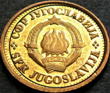 Cumpara ieftin Moneda 5 PARA - RSF YUGOSLAVIA, anul 1977 * cod 3132 = BATERE DESCENTRATA, Europa