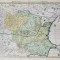 Danubii Fluminis, Cursul Dunarii, Transilvania, Moldova, Valahia, Basarabia... - Johan Baptist Homann, 16