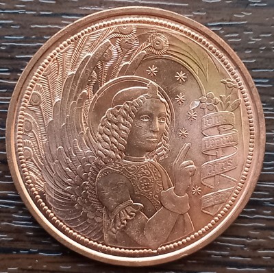 (S) MONEDA AUSTRIA - 10 EURO 2017, INGERUL GABRIEL, INGERUL REVELATOR, CUPRU foto
