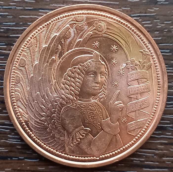(S) MONEDA AUSTRIA - 10 EURO 2017, INGERUL GABRIEL, INGERUL REVELATOR, CUPRU
