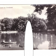 CP Sibiu - Lacul din Dumbrava, RPR, circulata 1951, stare foarte buna