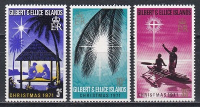 Gilbert &amp;amp; Ellice 1971 - Crăciun, MNH foto