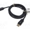 Cablu DisplayPort Goobay 2m negru, DisplayPort 2.1, ecranat, pentru 4K, 8K, 10K