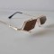 Ochelari de soare Steampunk - Flip Up - Rama aurie Lentile negre