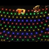 Plasa Luminoasa Craciun 1.5x1.5m 120LED Multicolor FN NP TO7037