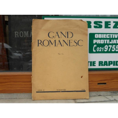 REVISTA GAND ROMANESC , NR. 11 , ANUL II , NOIEMBRIE , 1934 foto