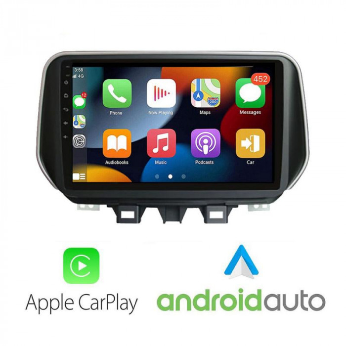 Sistem Multimedia MP5 Hyundai Tucson 2019 Quad Core J-1135 Carplay Android Auto Radio Camera USB CarStore Technology