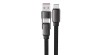 Acefast C13-04 Cablu USB-C - USB-A / USB-C 480Mb/s 3A 1.2m - Negru