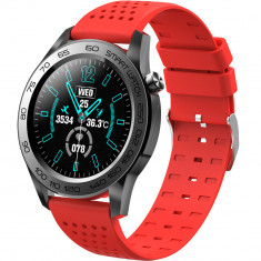 SmartWatch SMARTECH cu Ritm cardiac, Nivel oxigen din sange, Tensiune arteriala, Notificari, Vreme S489 foto