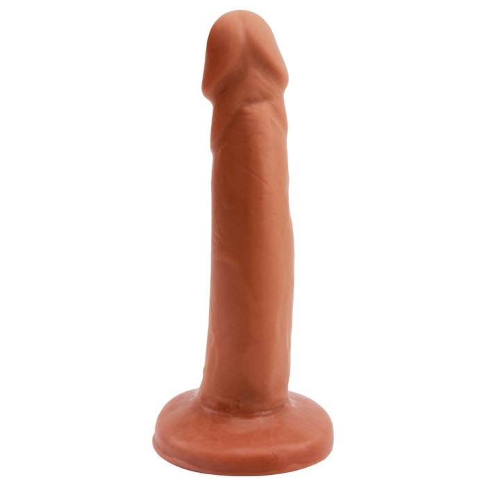 Dildo Clasic Eves Allure, Brun, 18.5 cm