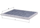KNECHT LAK 594 Filtru aer habitaclu