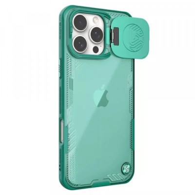 Husa pentru Apple iPhone 16 Pro Max, Nillkin, Iceblade Prop (w/o Camera Cutout), Verde foto