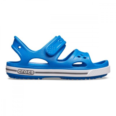 Sandale Crocs Crocband II Sandal Kids Albastru - Bright Cobalt/Charcoal foto