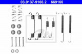 Set accesorii, sabot de frana OPEL ASTRA F Hatchback (53, 54, 58, 59) (1991 - 1998) ATE 03.0137-9166.2
