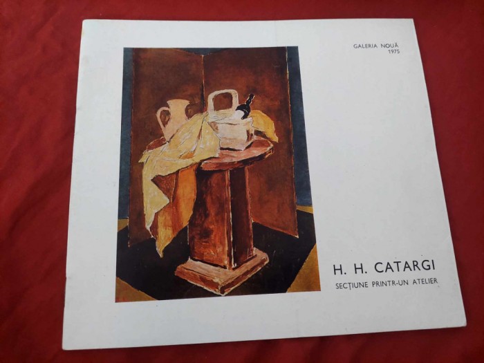 Henri.H.CATARGI-Sectiune printr-un atelier-GALERIA NOUA 1975,peisal la Balcic