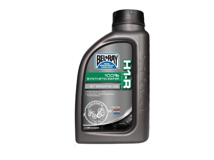 Ulei motor H1-R Racing 100% Synthetic Ester 2T, 1 litru, Bel-Ray