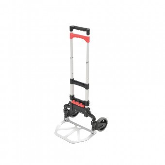 Carucior de mana pentru scari, maner aluminiu telescopic, max 60 kg foto
