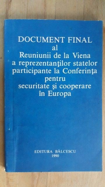 Document final al Reuniunii de la Viena