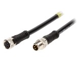 Cablu MOLEX 3m 4 pini 30V 3A pentru senzori și automatizări - cod 1200878712
