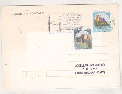 bnk fil Italia - plic stampila ocazionala - aerofilatelie - 1991 foto