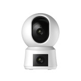 Camera supraveghere Arenti, 3MP + 3MP dual lens, mini, wireless 2.4 GHz, 5 GHz, , night vision 10m, audio bidirectional, supraveghere simultana a 2 zo