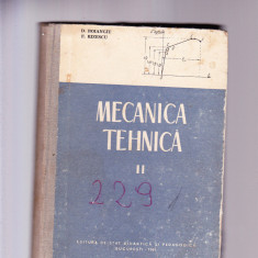 MECANICA TEHNICA VOL 2