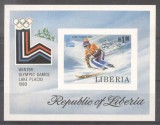 Liberia 1980 Sport, Olympics, imperf. sheet, MNH AJ.019, Nestampilat