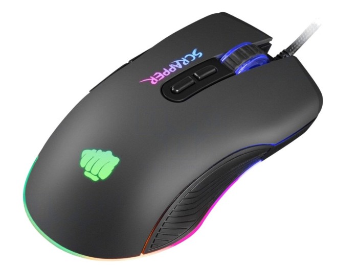 Mouse optic cu cablu, 7 butoane